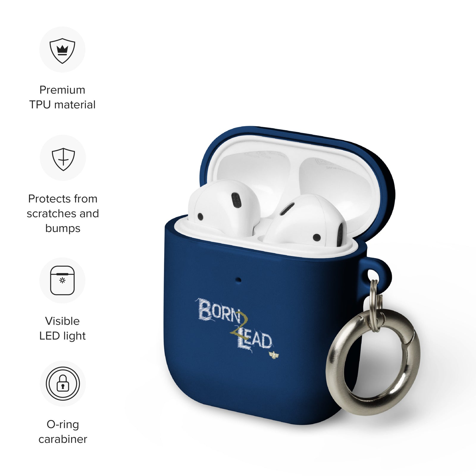 Born 2 Lead Rubber Case for AirPods®
